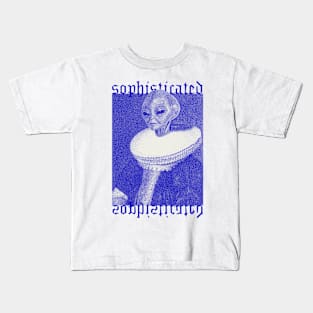 Alien 👽 portrait Kids T-Shirt